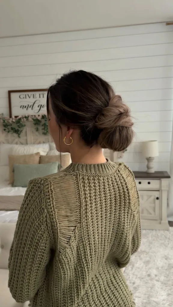 messy bun hack
