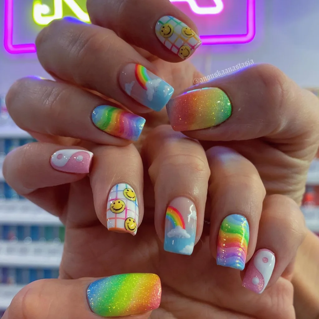 mix and match rainbow