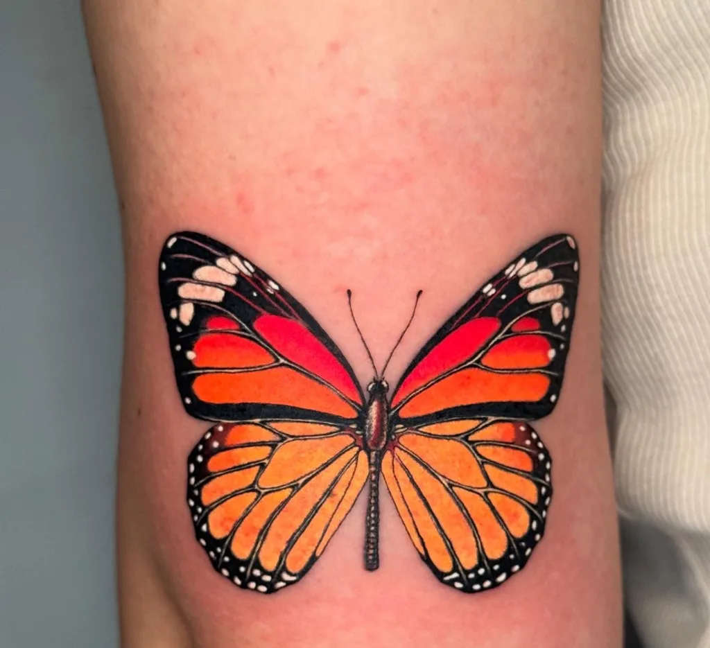 monarch butterfly tattoo