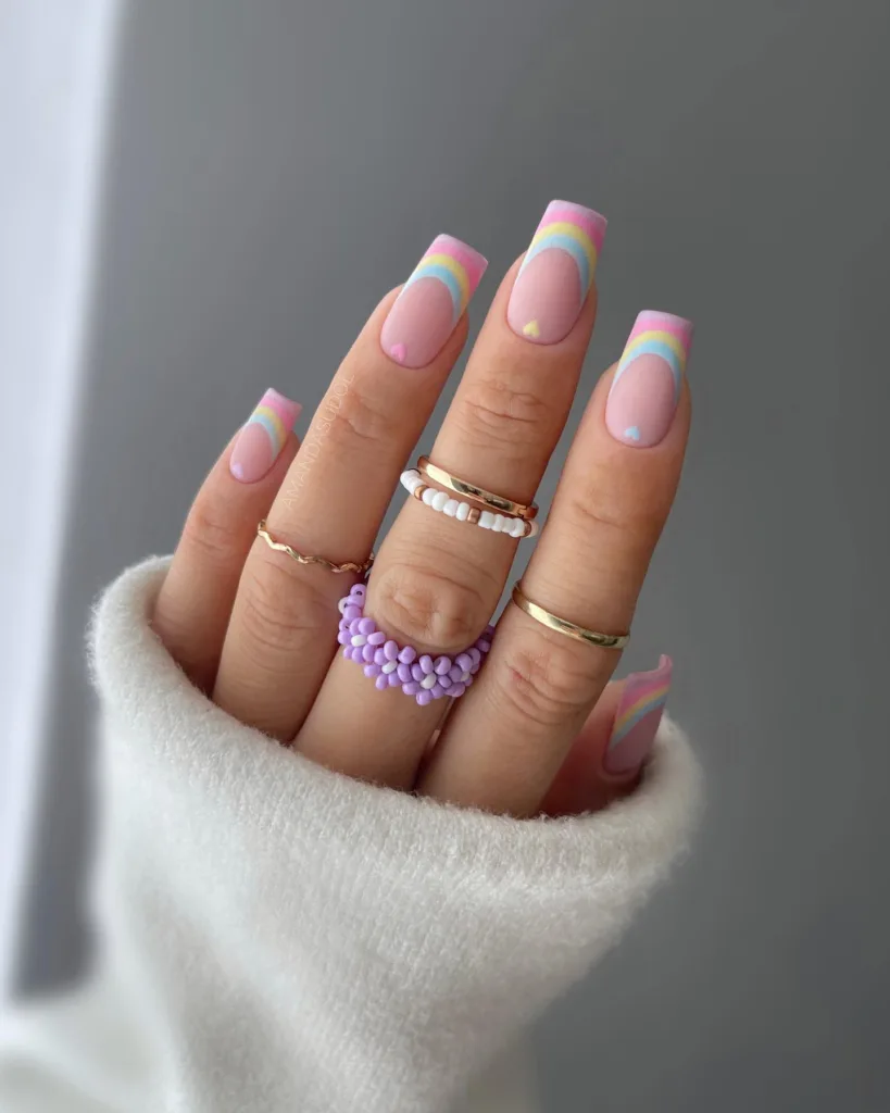 pastel rainbow love
