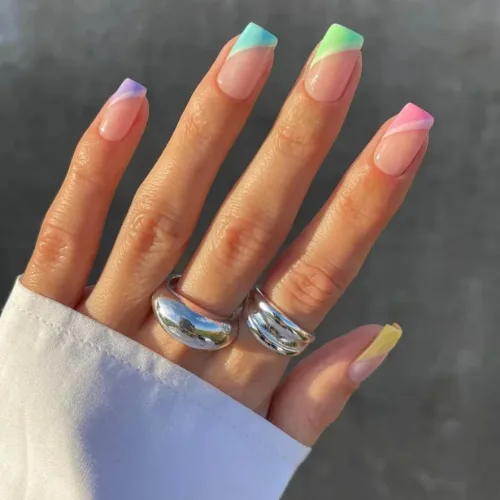 rainbow nails featured
