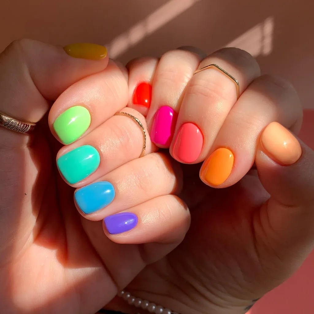 rainbow shorties