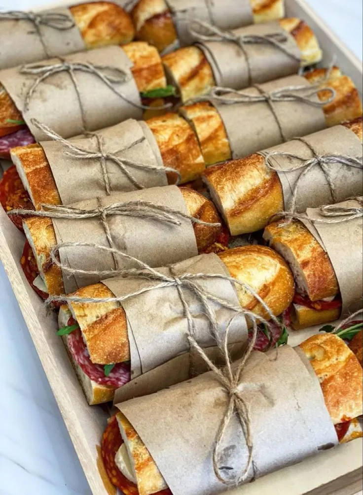 rustic baguette sandwich bundles