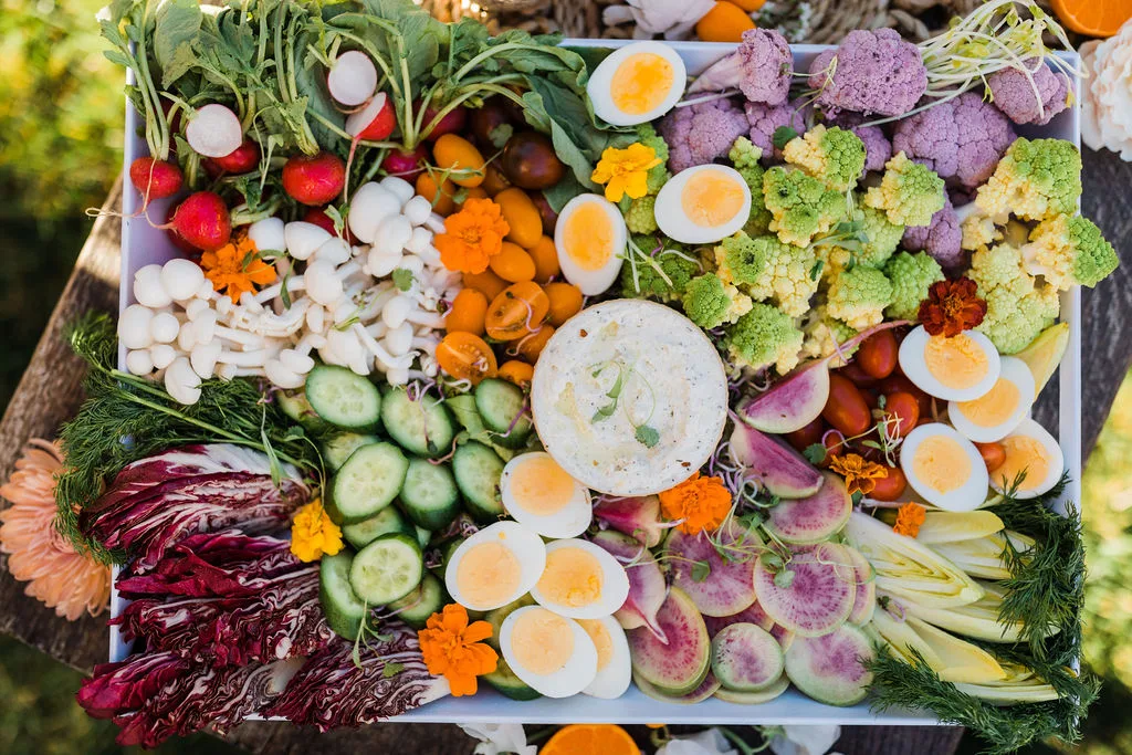 spring salad platter