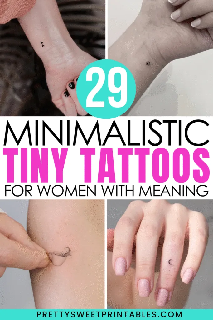 tiny tattoos for women