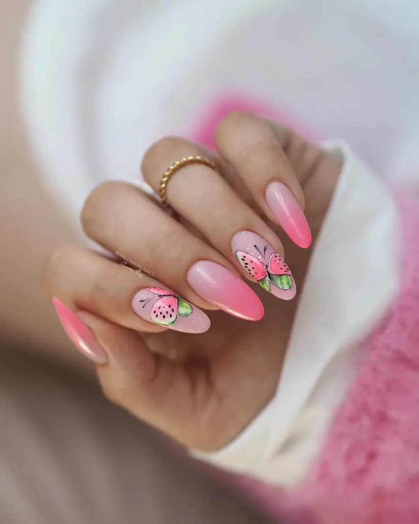 watermelon butterflies
