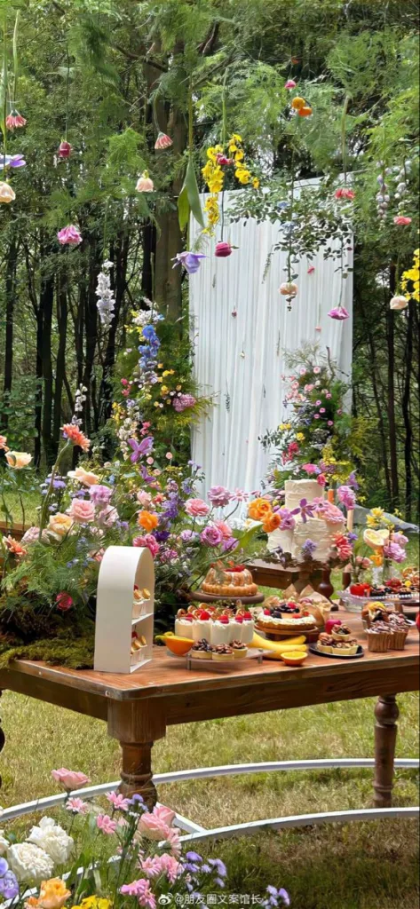wildflower garland