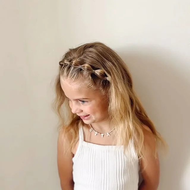 bubble braid crown hairstyle