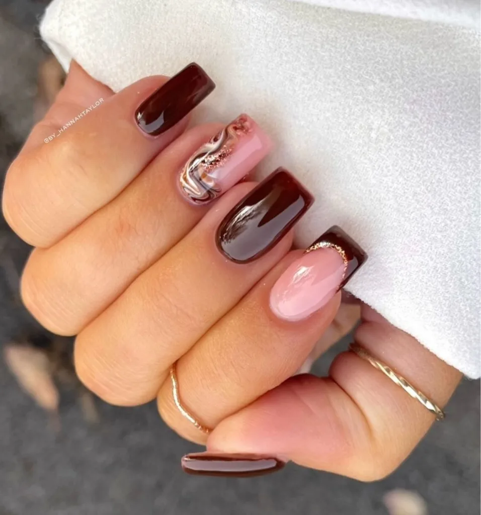 burgundy marble