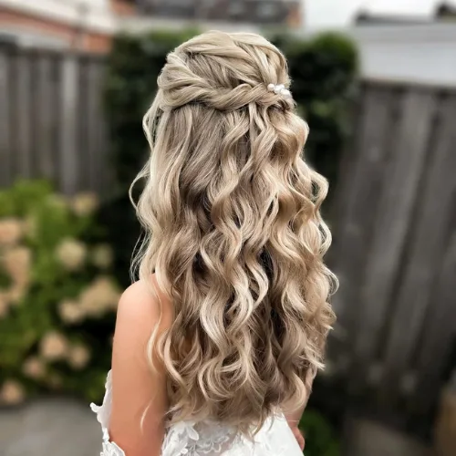 half up half down wedding hairstyles featured