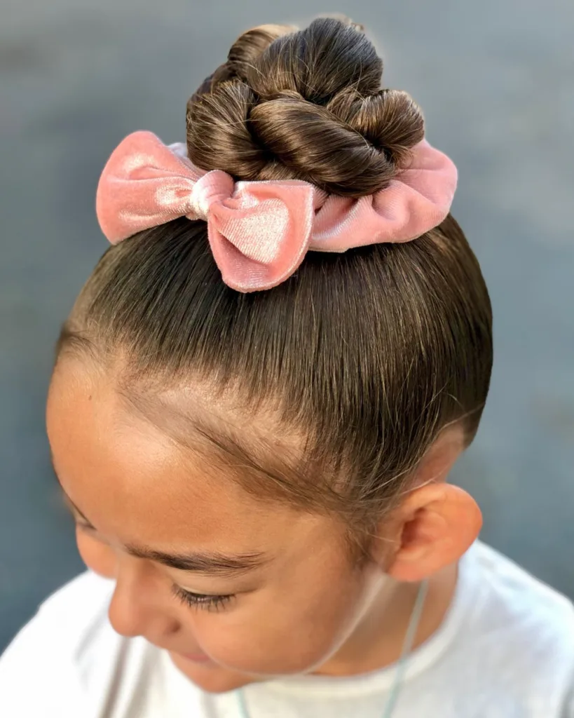 rope twist braided bun