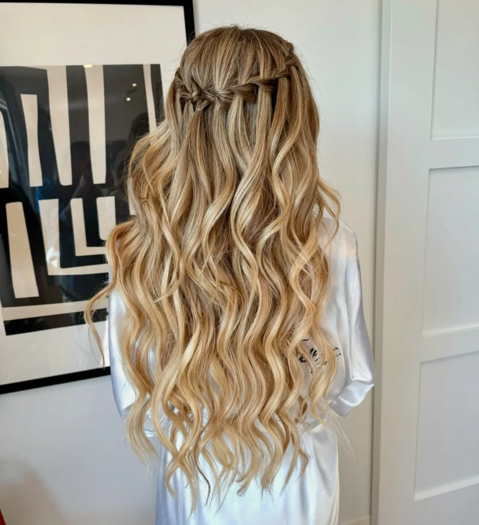 soft waterfall braid