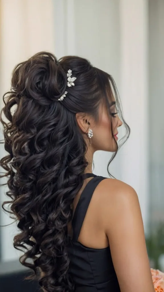 voluminous bridal glam
