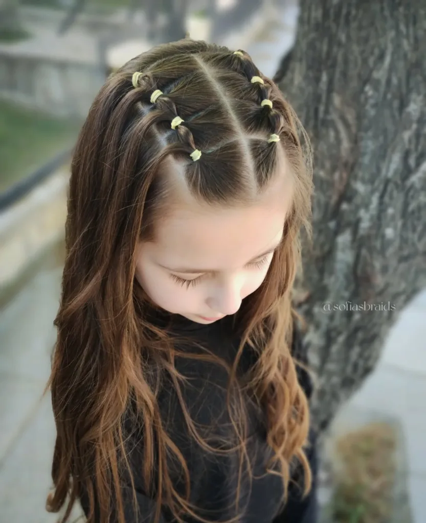waterfall bubble braids
