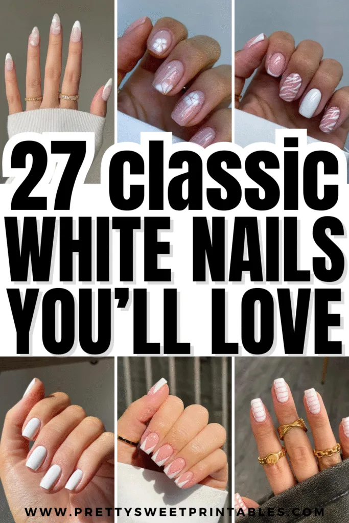 white nails