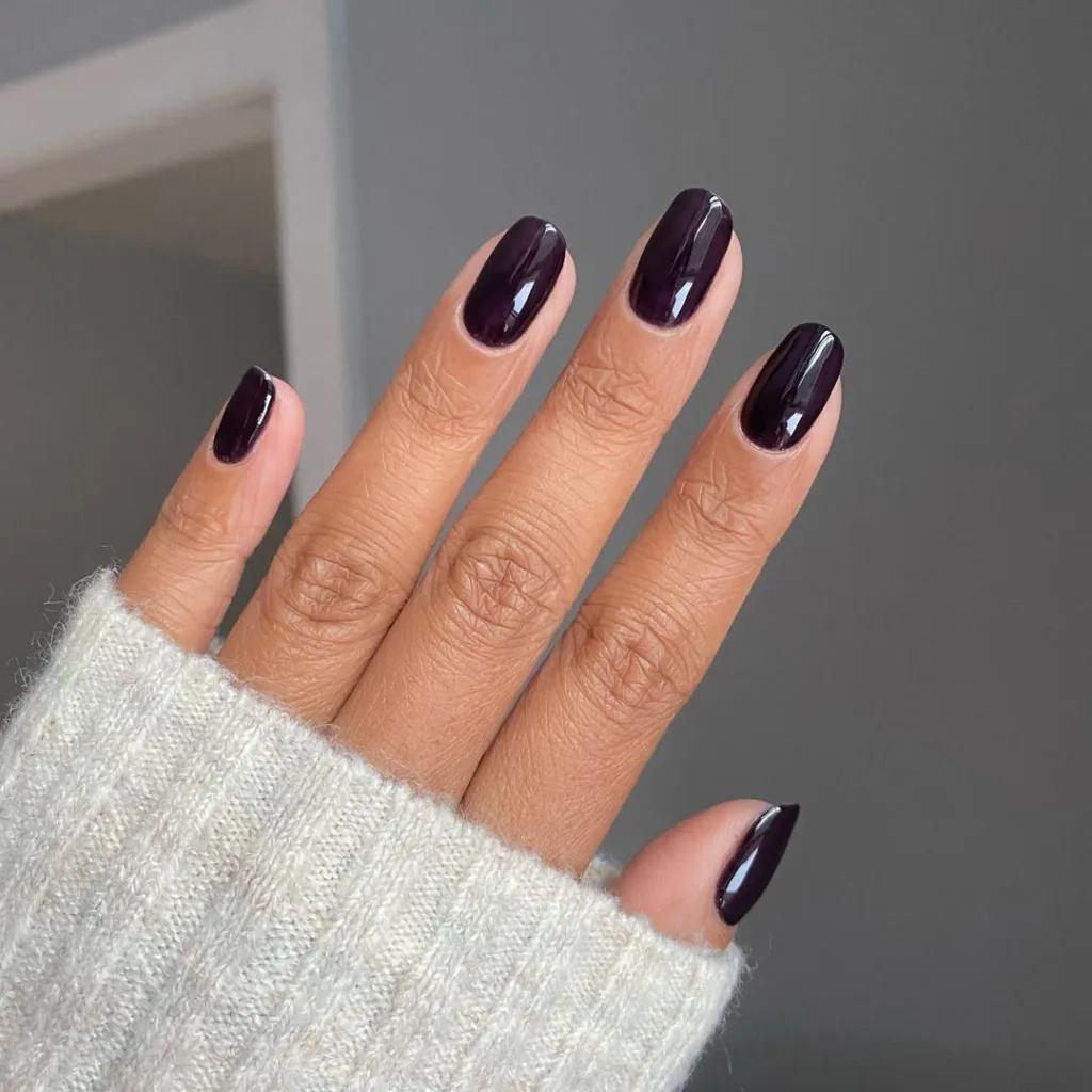 black cherry fall nail colors