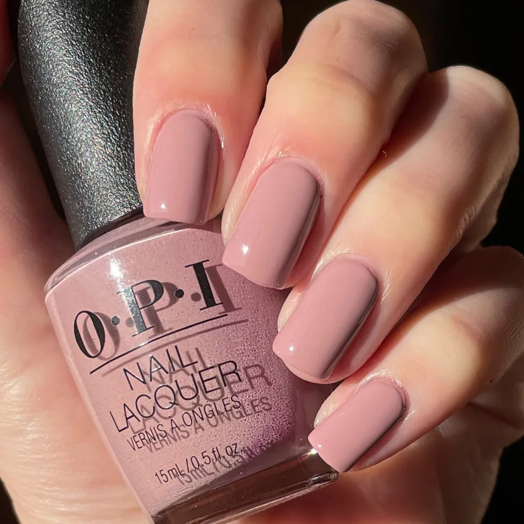 dusty mauve fall nail colors