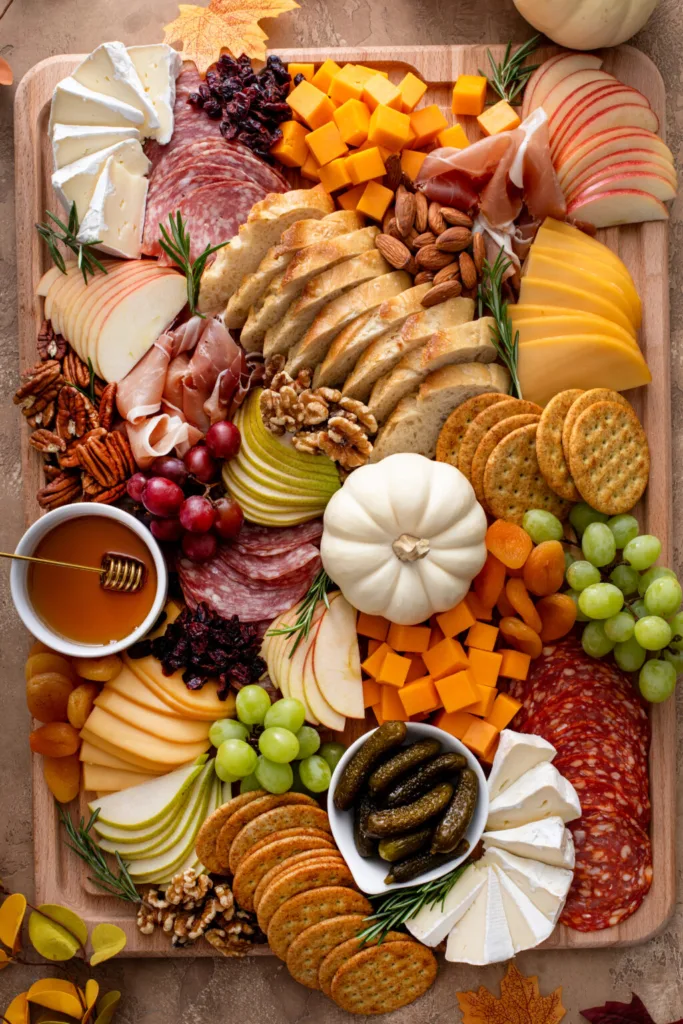 easy fall charcuterie board idea