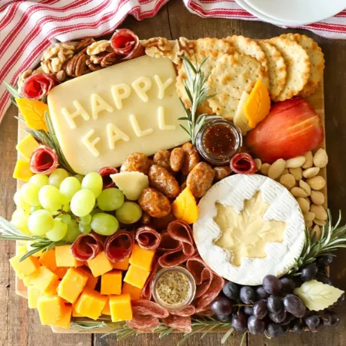 fall charcuterie board ideas featured