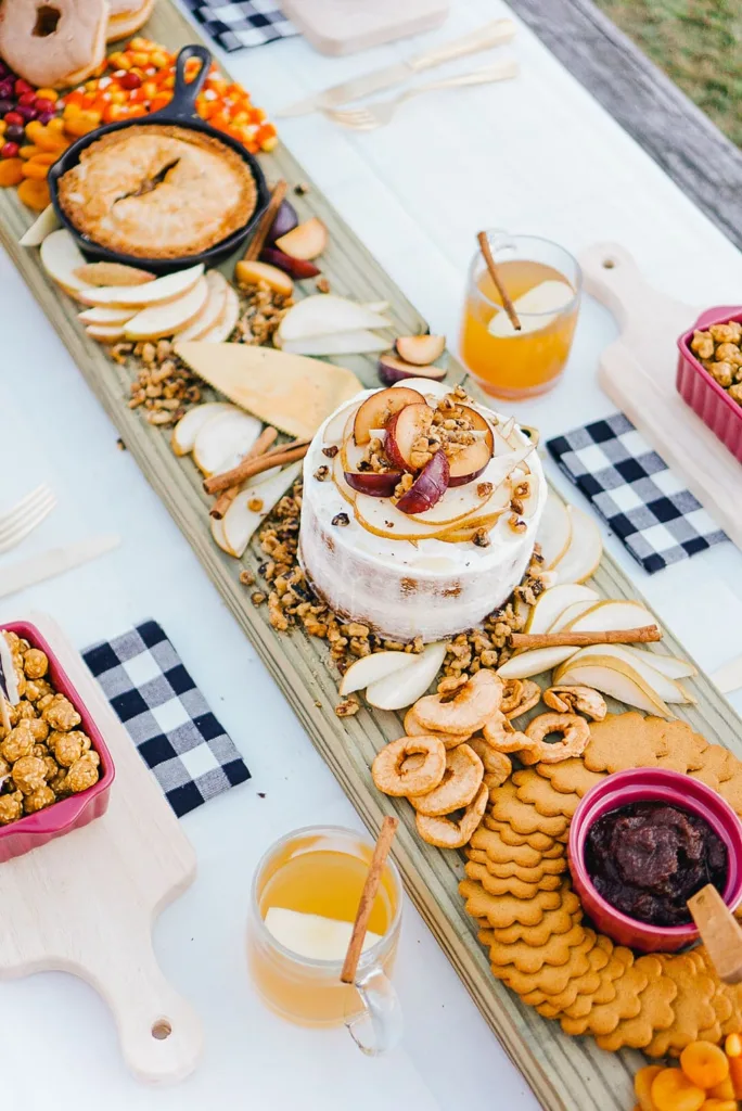 fall charcuterie table