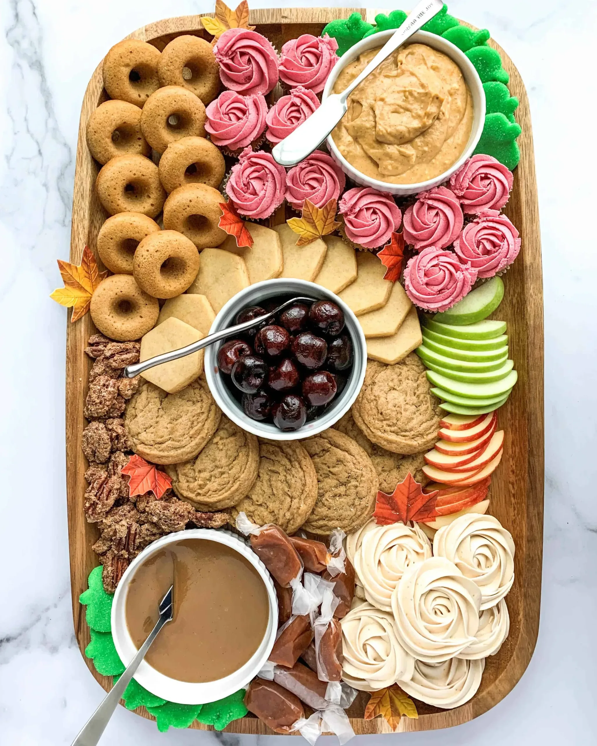 fall dessert board