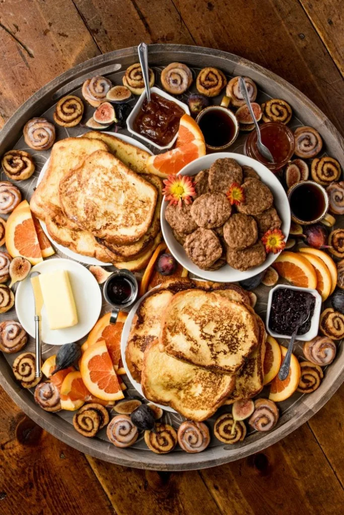 fall french toast breakfast board