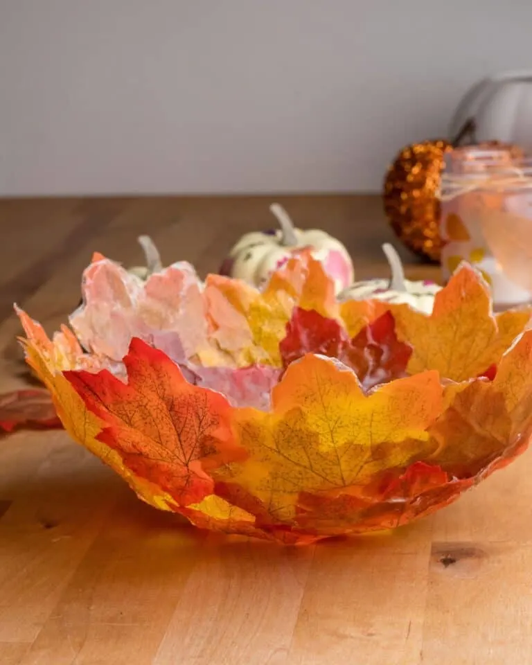 fall leaf bowl