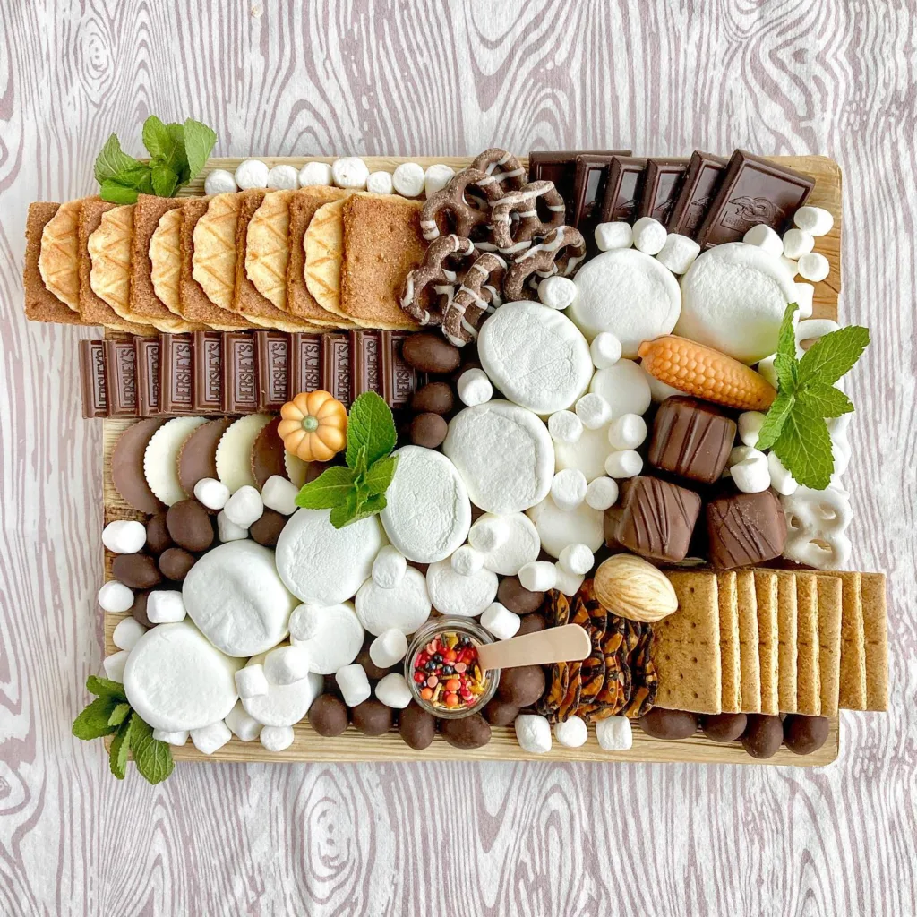 fall s’mores board