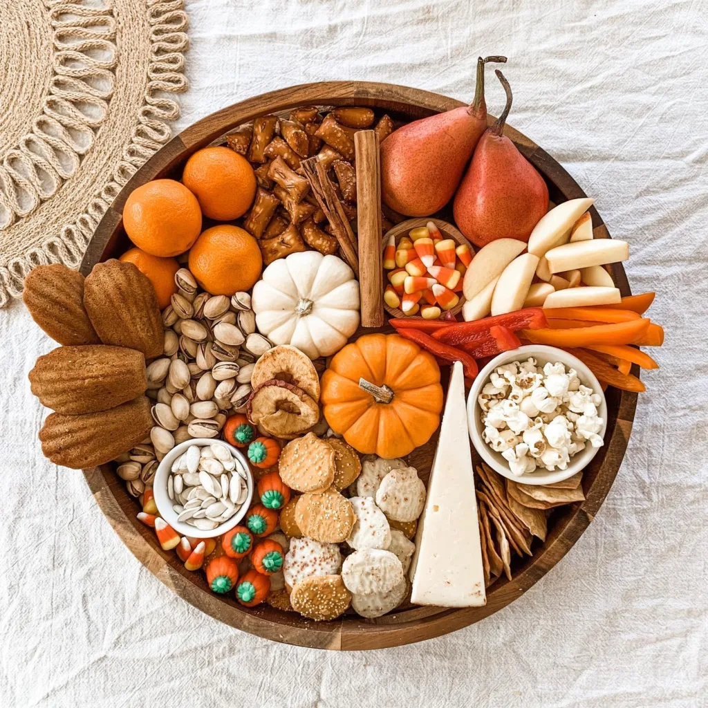 fall snack tray