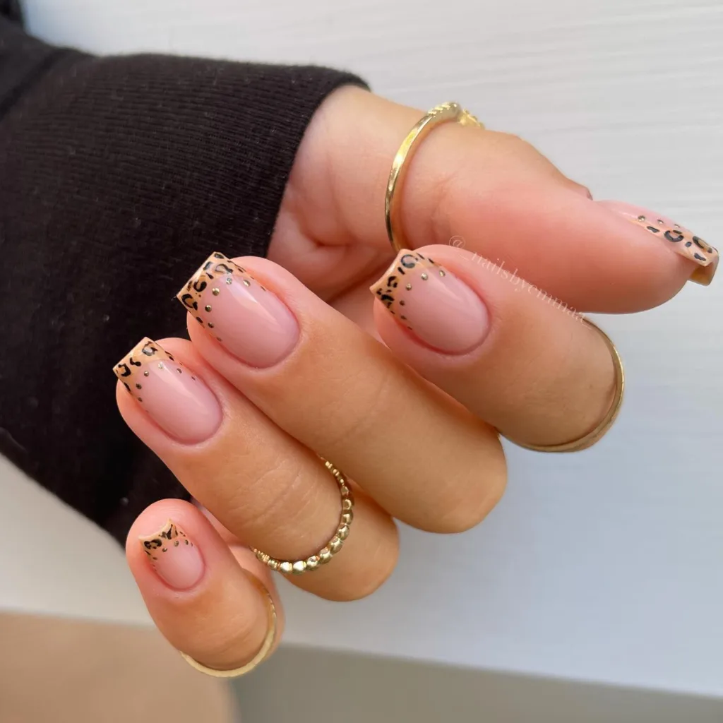 golden jungle nails