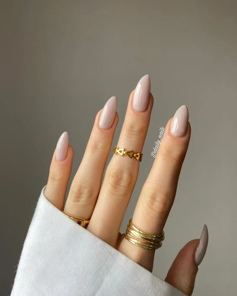 greige fall nails