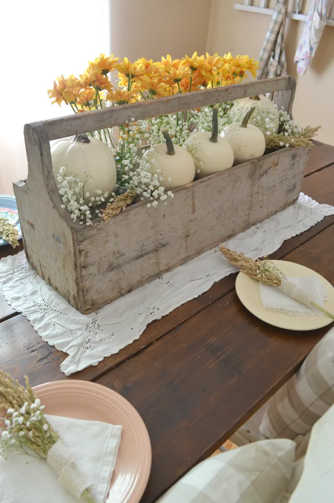 vintage fall decor table fall decor ideas