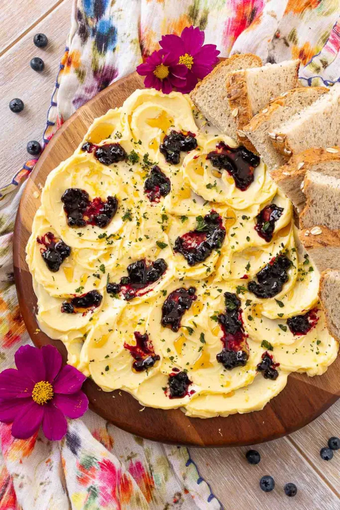 blueberry butter board