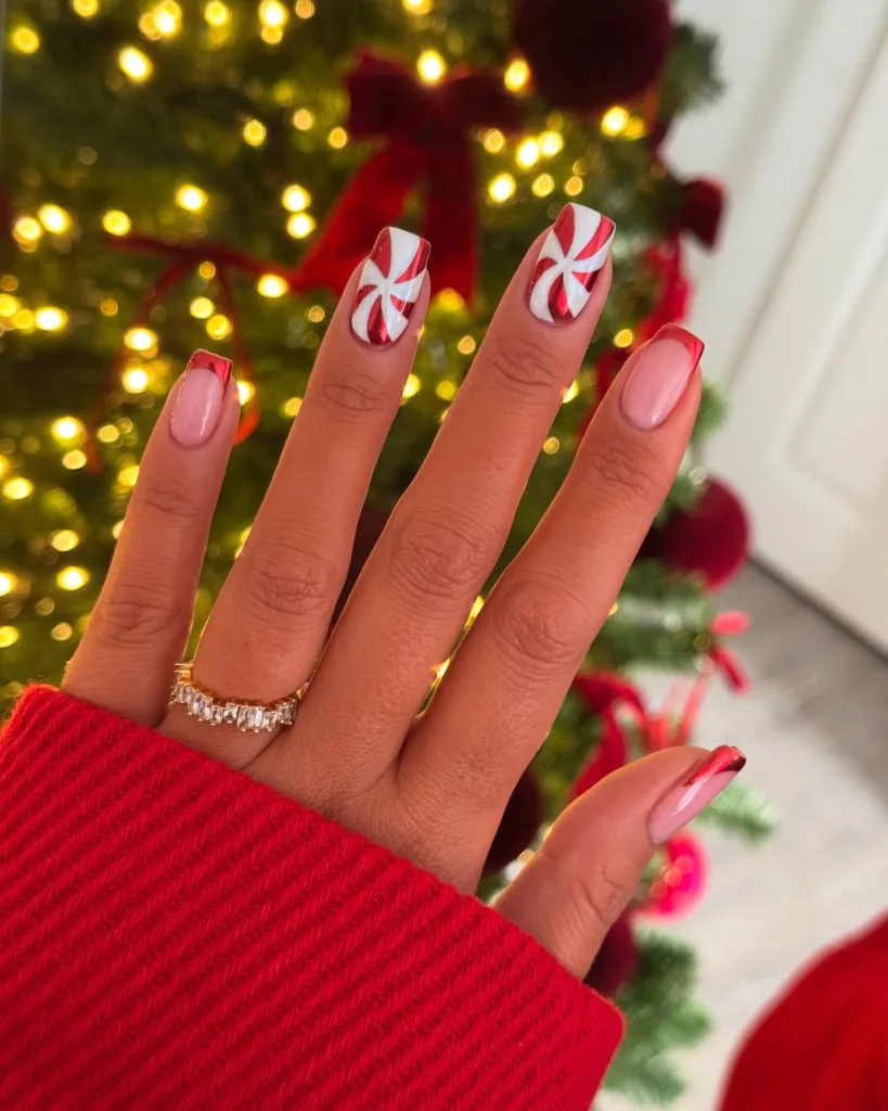 candy cane swirls
