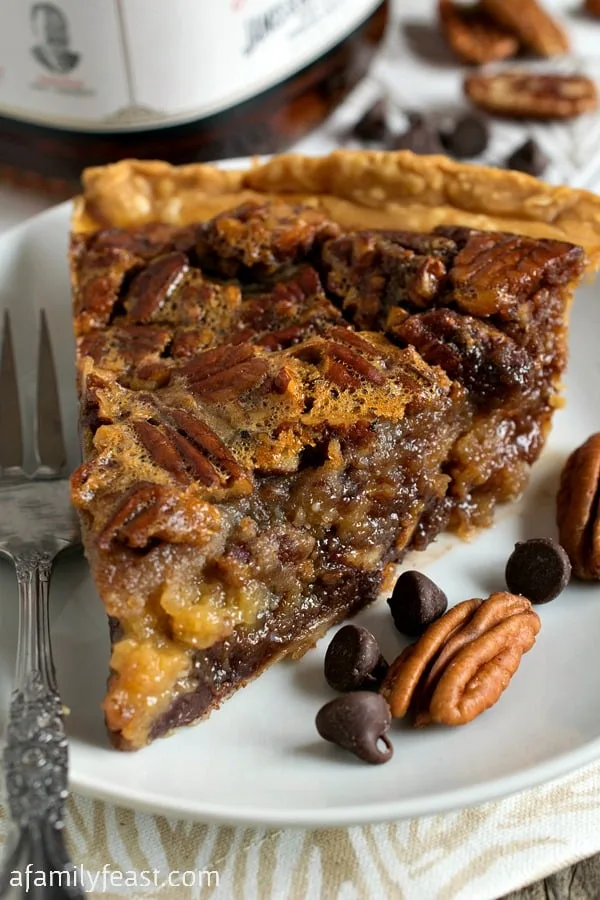 chocolate bourbon pecan pie