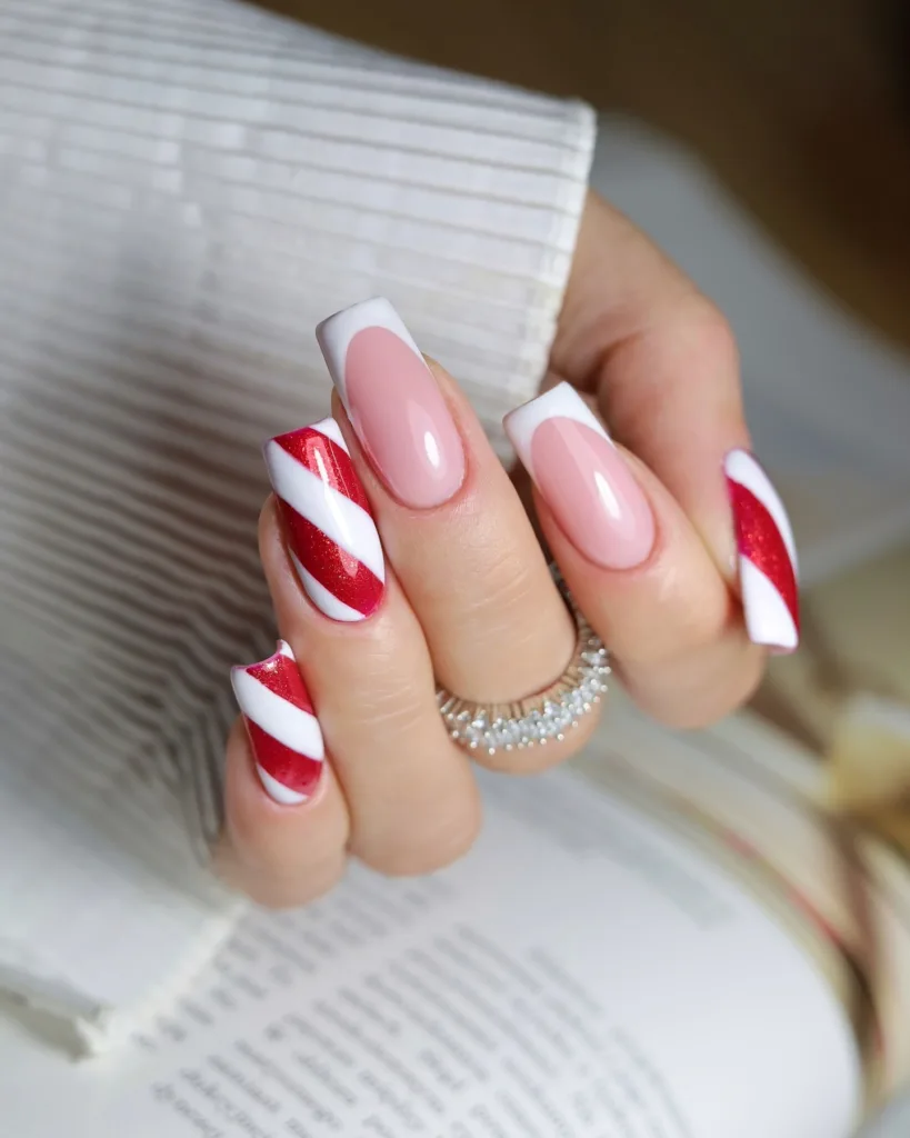 festive french tips