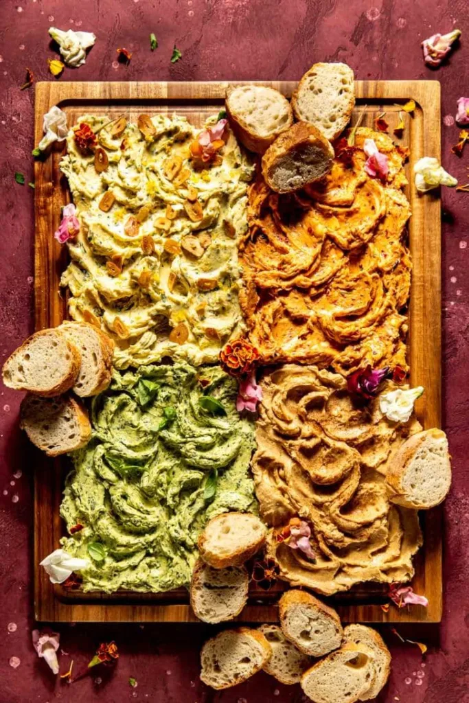 four flavor butter board