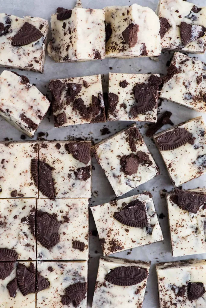oreo fudge recipe with cookie chunks