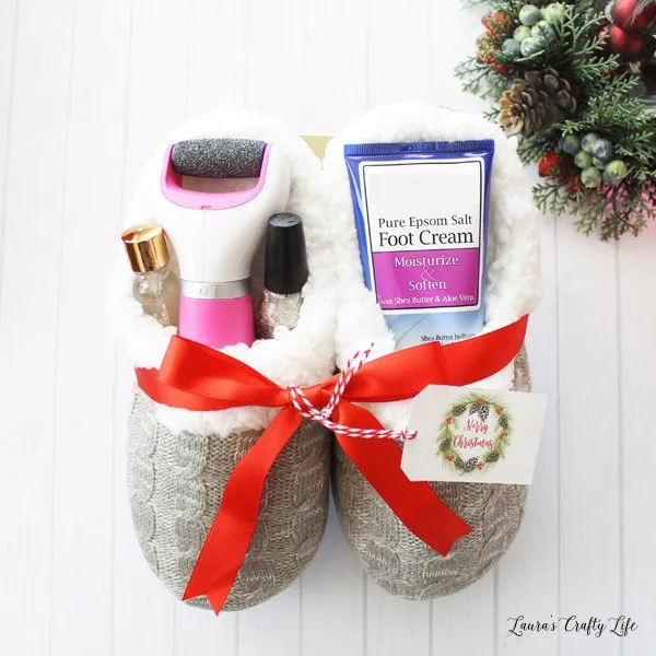 perfect pedicure gift basket