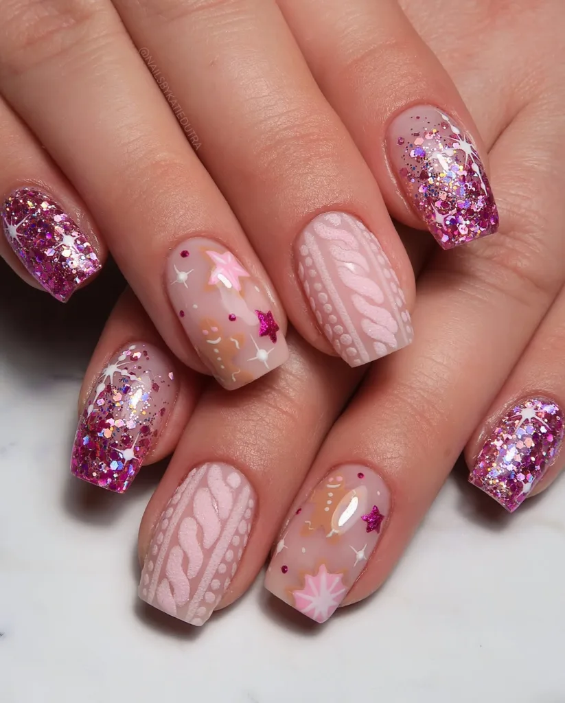 sparkles and knits
