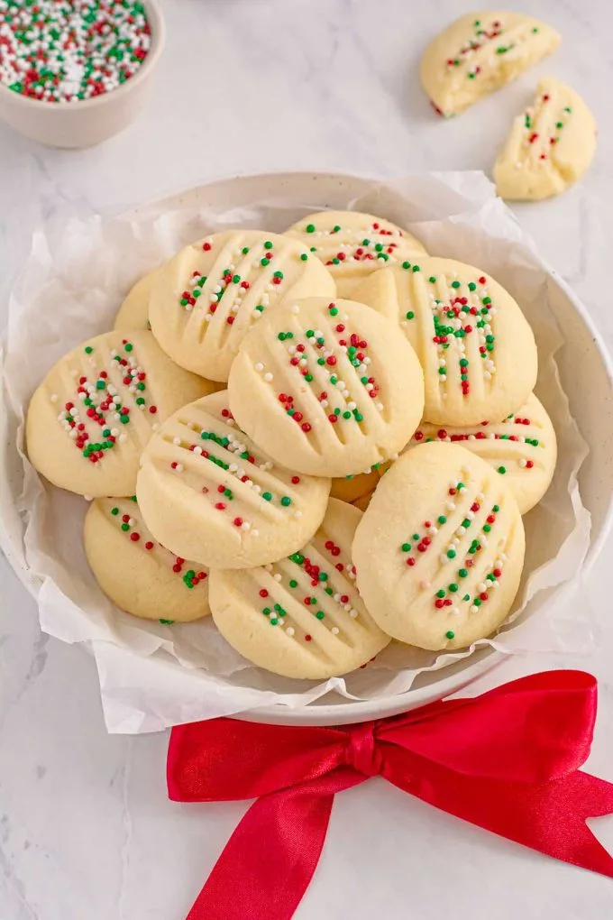 4 ingredient shortbread cookies