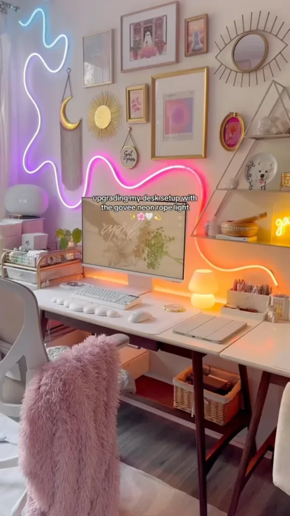 add a neon rope light