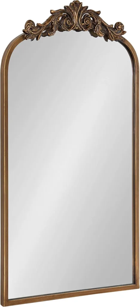 arch mirror gold