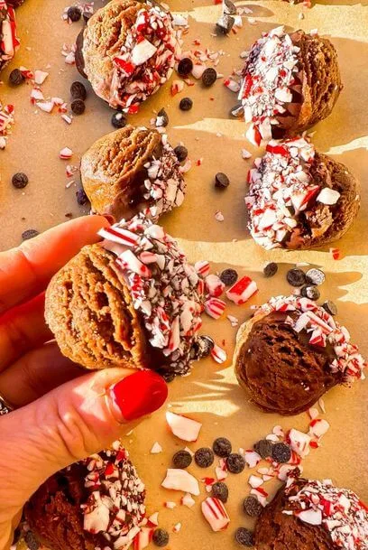 chocolate peppermint truffles