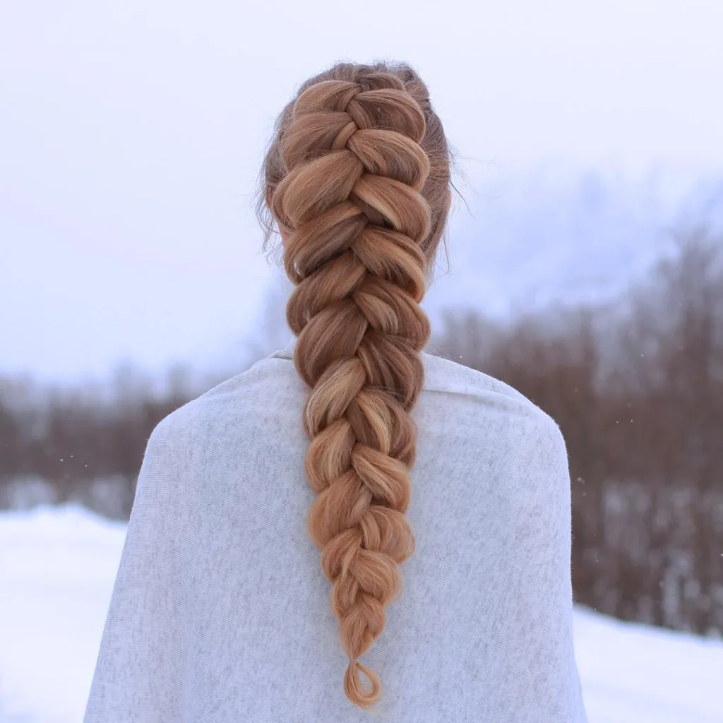 chunky dutch braid