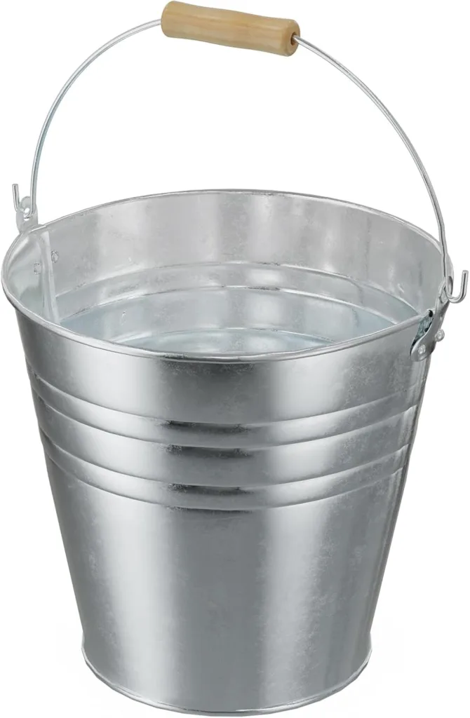 galvanized ice bucket