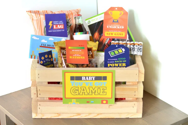 gamer gift basket for christmas