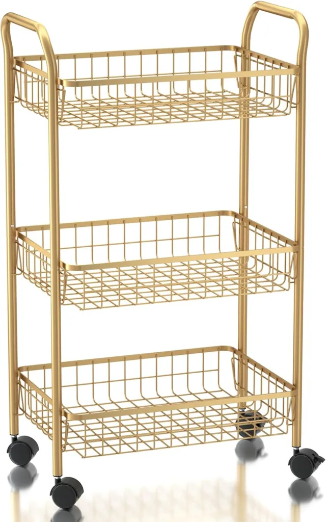 gold utility trolley