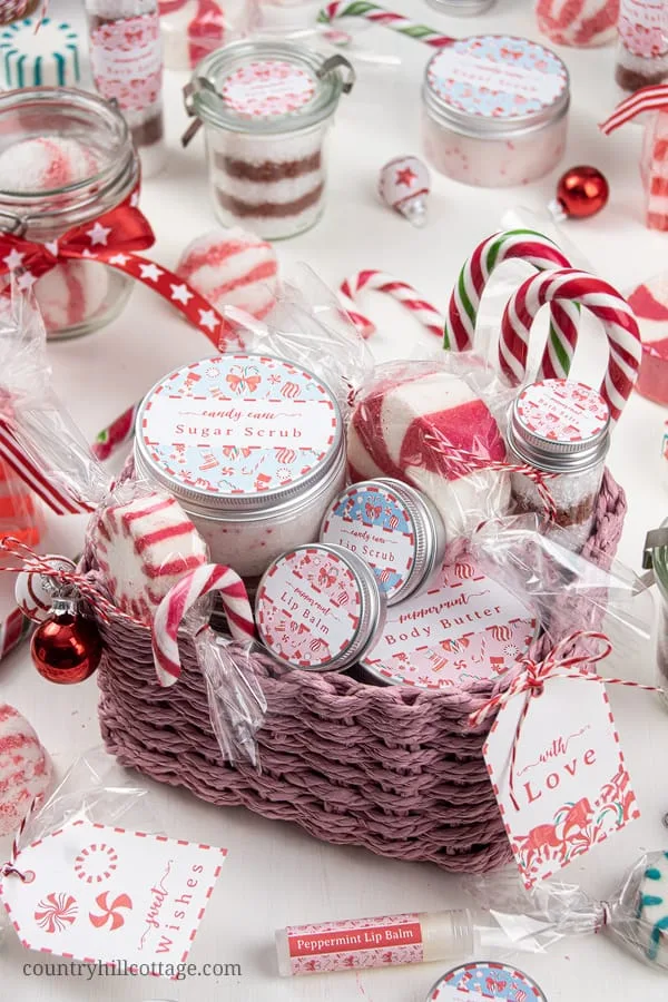 holiday spa gift basket