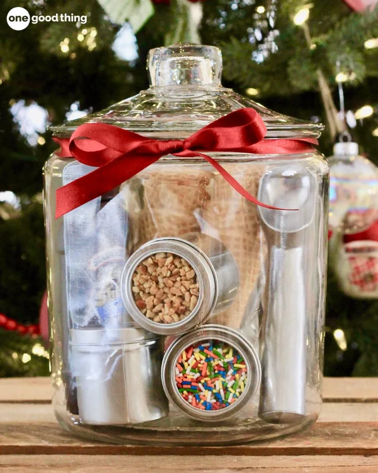 ice cream party in a jar